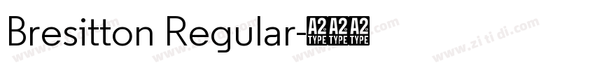 Bresitton Regular字体转换